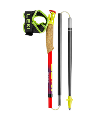 Hole LEKI Poles Ultratrail FX. One, bright red-violet-neonyellow
